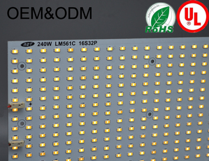 Lámpara de Cultivo LED Cuántica de Espectro Completo de 240W, con Clasificación IP64, Construcción de Aluminio, Regulable, Alto PPFD 400-700mol/m, en Venta - Product Image 3