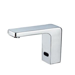 Grifo de lavabo con sensor, de un solo orificio, sin contacto, infrarrojo, montado en encimera, con válvula de cerámica - Product Image 2