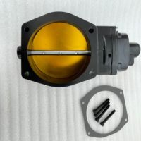 Corps de papillon CNC en aluminium de course 92mm 102mm Noir pour Chevrolet Corvette LS3 LS7 L99 LSX LSA