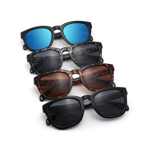 Gafas de Sol para Hombre, Montura Ovalada Negra, Lentes de PC con Protección UV400, Moda Deportiva para Exteriores, Pesca, Transmisión en Vivo, Hechas en Wenzhou - Product Image 2