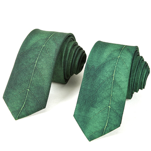 Le meilleur <span class=keywords><strong>de</strong></span> personnaliser votre étiquette Cravate en soie personnalisée Vert émeraude Cravate Feuilles Slim Cravate Motif <span class=keywords><strong>de</strong></span> feuille Imprimé Cravate <span class=keywords><strong>de</strong></span> printemps - Product Image 6