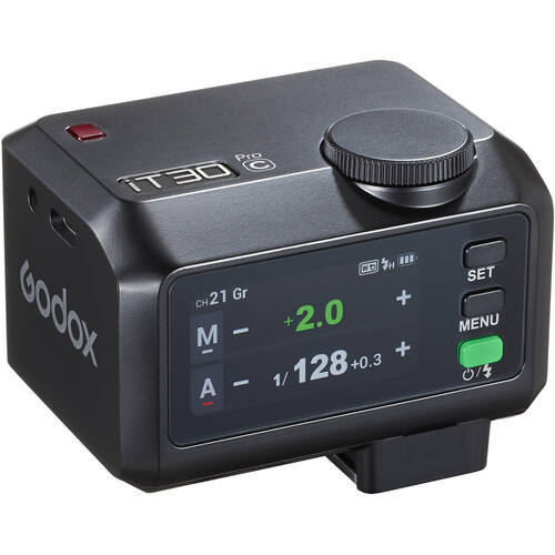 Godox IT30Pro TTL Mini Speedlite GN15 HSS 1/8000s 2.4G Wireless Flash with Touchscreen USB-C for Canon Nikon Sony Fuji