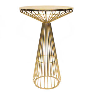 Table de bar à cocktails en acier sur mesure pour l'extérieur avec un design moderne pour les événements en plein air - Product Image 1