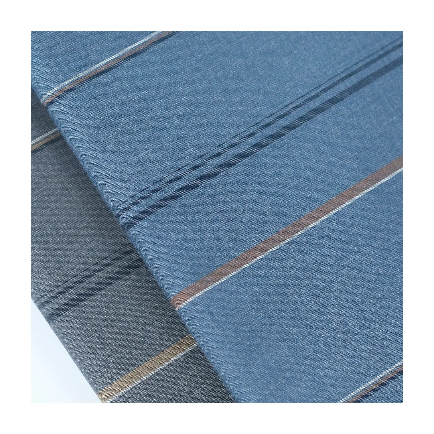High Quality Bamboo Polyester Spandex Woven Yarn Dyed Shirts Fabric for Garment Zara Style