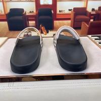 Chaussons plats de luxe originaux pour femmes, chaussures de créateur, chaussures décontractées pour la marche en plein air, sandales de haute qualité
