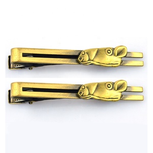 Fermacravatta da <span class=keywords><strong>Uomo</strong></span> in Metallo Dorato di Lusso con Logo Aereo Personalizzabile, Vendita all'Ingrosso - Product Image 2