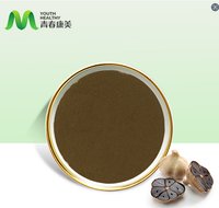 Poudre d'ail noir fermenté de Chine en vrac, extrait d'ail noir en sachet