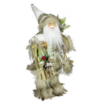 Décoration de Noël en textile de 30 cm pour figurines, sacs cadeaux, ornements de traîneau – Écologique, durable, fournitures de fête, festival