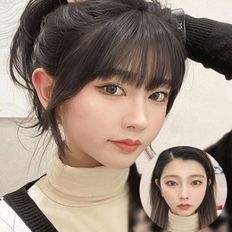 Accesorios de estilismo para el cabello con separación mediana para mujer Funda de satén con flequillo - Product Image 1