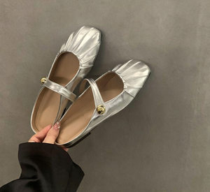 Nouvelles mules plates à bout fermé pour femme Printemps-Été 2026, demi-chaussons Mary Jane pour l'extérieur, sandales <span class=keywords><strong>Muller</strong></span> polyvalentes à enfiler - Product Image 1