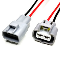 Konektor Tahan Air 2 Arah 3 Arah 4 Arah Jantan Betina 4.8MM Pitch Kabel Konektor Kipas Elektronik