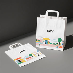 Bolsa de Papel para Compras, Embalaje para Comercios, Tiendas de Ropa, Cosméticos y Productos de Fábrica Reciclados, Gran Venta - Product Image 5