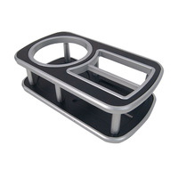 AC-2191 Porte-gobelet universel pour tableau de bord de voiture, organisateur de rangement multifonctionnel pour voiture avec adhésif 3M pour téléphone, clés, cartes