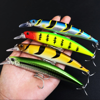 Leurre Minnow Artificiel Rigide SPEARHEAD RYUKI 110S de 110 mm et 21 g, à Coulée Lourde, pour Pêche au Bar, au Brochet et en Eau de Mer