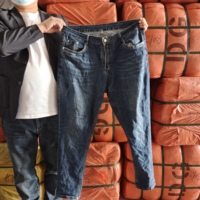 Jeans d'occasion pour hommes, tailles mixtes, en gros, grandes tailles, coupe skinny, baggy, droite