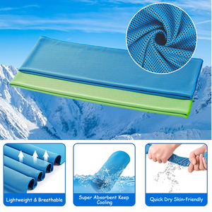 مناشف تبريد سريعة الجفاف مخصصة للرياضة والصالة الرياضية والأنشطة الخارجية والسفر مصنوعة من الألياف الدقيقة - Product Image 2