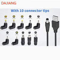 Câble USB vers 12V DC DAJIANG, adaptateur 5.5x2.1mm pour voiture et appareil photo