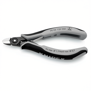 Coupe-câbles latéral de précision Knipex 79 02 125 ESD pour l'électronique - Product Image 1