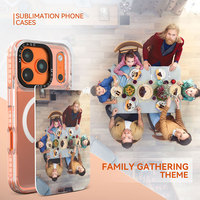 Coques de téléphone magnétiques personnalisées DIY avec impression UV, pour iPhone 17 Pro Max, plaque arrière interchangeable, impression UV personnalisée par sublimation, ODM
