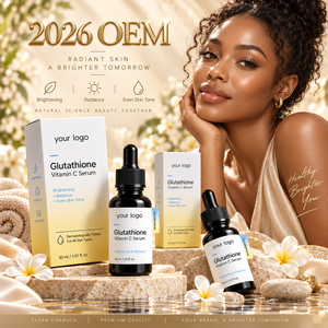 Sérum facial au glutathion et à la vitamine C, produit de soin de la peau en marque privée, emballage personnalisé, fabricant OEM - Product Image 2