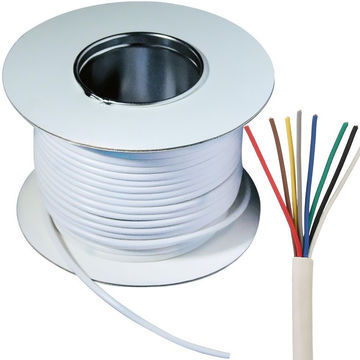 Indoor Telephone Cable 2C/4C/6C 100m/Roll Round Flat