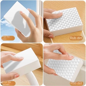 Giá rẻ Giá bán buôn tùy chỉnh melamine miếng bọt biển với đóng gói túi trắng bọt biển ma thuật tẩy - Product Image 2