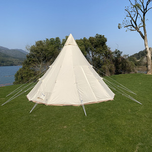 Tente de glamping pyramidale en toile et aluminium pour quatre saisons, modèle Outdoor Brighten 20 - Product Image 2