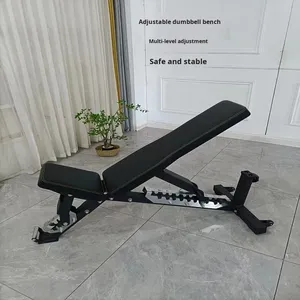 Panca con manubrio seduta Multi-funzionale sedia Fitness Flying Bird panca attrezzature per Fitness angolo regolabile pieghevole in metallo - Product Image 3