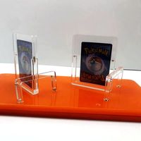 Étui de présentation en acrylique transparent personnalisé pour jeu de cartes One Piece, pour cartes anglaises et boîte d'entraînement Elite