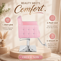 Chaise de Barbier Moderne en Promotion pour Femmes – Prix de Gros Usine, Options de Couleurs – Mobilier et Équipement de Salon pour Salons de Coiffure