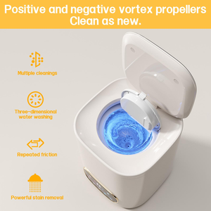 Mini Lavadora Ahorradora de Agua con Calentamiento Automático, Temporizador de Lavado, Programación, Montaje en Pared, Limpieza Rápida y Clasificación de Ropa - Product Image 3
