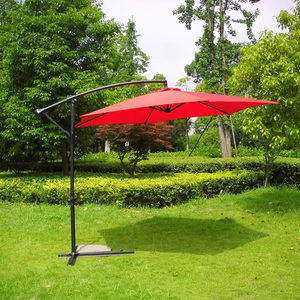 <span class=keywords><strong>Sombrilla</strong></span> Moderna de Acero <span class=keywords><strong>3x3</strong></span> para Exteriores, Tipo Banana, 1.5m, para Cafés, Hoteles, Terrazas, Patios, Restaurantes, Playa, Duradera - Product Image 2