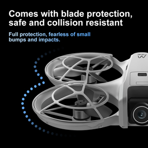 โดรน M88 แบบไร้แปรงถ่าน สำหรับการถ่ายภาพทางอากาศ พร้อมระบบป้องกันแบบออปติคอลโฟลว์ ควอดคอปเตอร์บังคับวิทยุ - Product Image 4