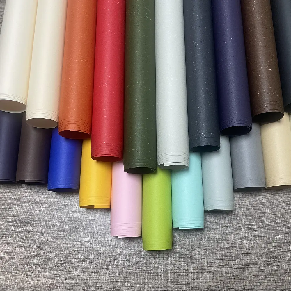 Qiang Qiang kertas mentah bubur kayu kertas pembungkus berwarna kertas khusus untuk dengan rol