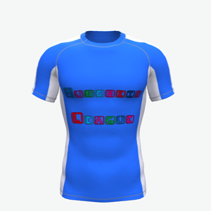 Chemise de compression unisexe imprimée par sublimation personnalisée avec protection UV à manches courtes pour le surf BJJ MMA Jiu Jitsu Rash Guard pour hommes - Product Image 3