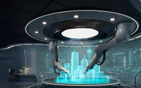 Écran de projecteur d'hologramme 3D, hologramme transparent, film de projection holographique
