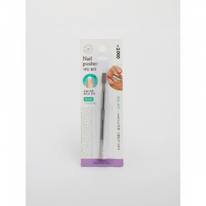 Pousse-cuticules en acier inoxydable avec poussoir droit pour soins de manucure Modèle Daiso2069 - Product Image 2
