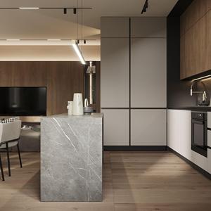 Design europeo moderno piccolo armadio da cucina Set <span class=keywords><strong>in</strong></span> <span class=keywords><strong>acciaio</strong></span> <span class=keywords><strong>inox</strong></span> lavello carcassa <span class=keywords><strong>in</strong></span> acrilico <span class=keywords><strong>mobili</strong></span> <span class=keywords><strong>per</strong></span> Hotel appartamento piccoli spazi - Product Image 2