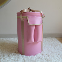 Tas Jinjing HF Pink untuk Praktisi, Tas Pembawa Mangkuk, Tas Kristal Grail, Tas Jinjing untuk Mangkuk Kristal Grail Chalice