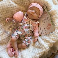 Nouvelle poupée réaliste en silicone de 13 pouces, jouet et cadeau pour enfant.
