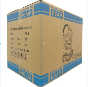 DJSTAR Beam 295W Moving Head <b>Light</b>-Double/Super Prisms Rainbow Effect DMX512 Control Sound-Activated for Clubs/Weddings/DJ - Product Image 4
