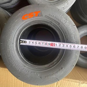 Pneu slick de karting CST 10X4.50-5 d'origine |   Pneu avant sans chambre à air pour kart, <span class=keywords><strong>drift</strong></span> <span class=keywords><strong>trike</strong></span> et trottinettes de course - Product Image 2