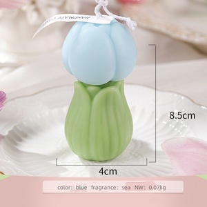 Vente chaudeTulipe aromathérapie bougie Ins Style parfum nordique romantique cire de soja bougies cadeaux de noël décorations pour la maison - Product Image 6