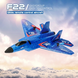 Avion télécommandé F22 Stunt Amphibious à aile fixe en mousse, planeur, chasseur, hélicoptère, aéronef ultraléger, modèles d'avions RC, jouets - Product Image 3