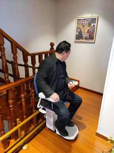 Ascensore Domestico per Villa, Montascale Curvo, Piccolo Elevatore con Bracciolo, Macchina per Salire le Scale, Ascensore Senza Barriere per Anziani - Product Image 6