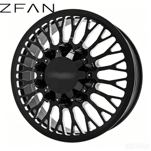 Jantes forgées OEM Dually H 20-28 pouces 8x130 8x127, noir chromé poli, couleur bonbon, jantes à fond profond pour Ford Ram Dodge H2 - Product Image 1