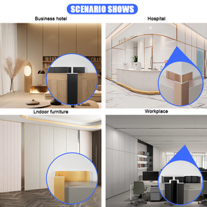 Profilés de bordure de panneau mural moderne en aluminium Dafuxin 9 mm pour la décoration intérieure des hôtels et des hôpitaux, revêtement durable anodisé - Product Image 4