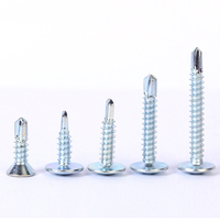 Yaente Factory 410 Stainless Steel Pan Head Washered Self-Drilling Screw, Phillips Drive, Wafer Head, Self-Tapping Screw M4.2