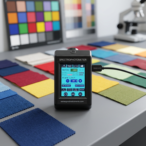 Spectrophotomètre portable Sensegood Instruments Vis 400-700nm, colorimètre numérique pour la cohérence des couleurs textiles - Product Image 2