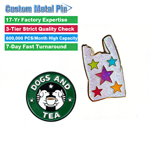 Pins de Esmalte Personalizados de Fábrica OEM, Metálicos con Logotipo Personalizado para Artículos Promocionales - Product Image 2